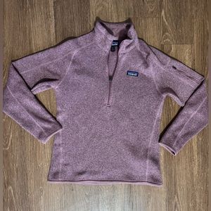 Patagonia Purple Quarter-Zip Pullover